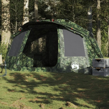 Cort de pescuit pentru 5 persoane, camuflaj, impermeabil - Img 1