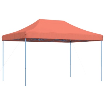 Cort de petrecere pliabil Pop-Up, 440x292x315 cm, teracotă - Img 8