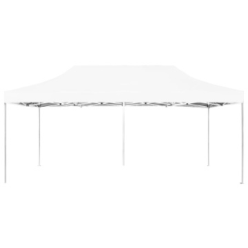 Cort de petrecere pliabil profesional, alb, 6 x 3 m, aluminiu - Img 2