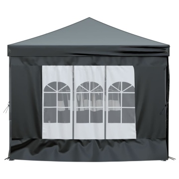 Cort pliabil pentru petrecere, pereți laterali, negru, 3x6 m - Img 4