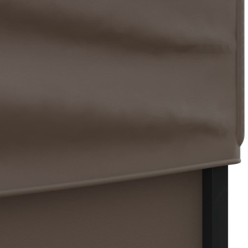 Cort pliabil pentru petrecere, pereți laterali, taupe, 3x3 m - Img 5