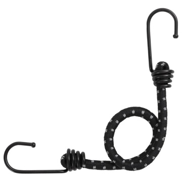 Corzi elastice cu benzi reflectorizante/cârlige 25 buc. 38 cm - Img 2