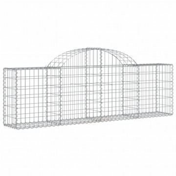 Coș gabion arcuit 200x30x60/80 cm fier galvanizat - Img 2
