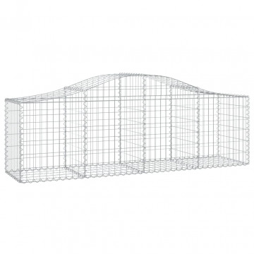Coș gabion arcuit 200x50x60/80 cm fier galvanizat - Img 2