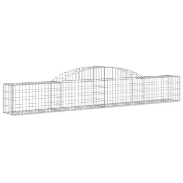 Coș gabion arcuit 300x30x40/60 cm, fier galvanizat - Img 2