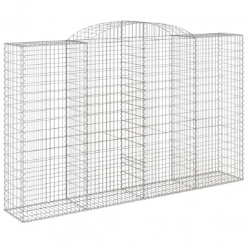 Coș gabion arcuit, 300x50x180/200 cm, fier galvanizat - Img 2