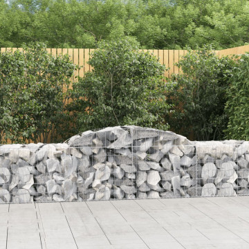 Coș gabion arcuit, 300x50x60/80 cm, fier galvanizat - Img 1