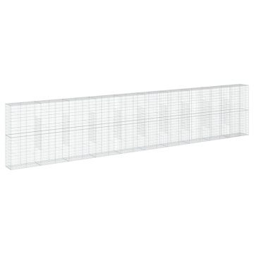 Coș gabion cu capac, 1000x50x200 cm, fier galvanizat - Img 7