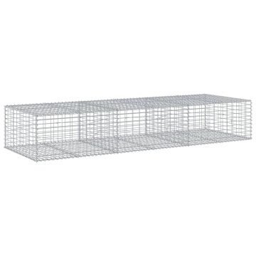 Coș gabion cu capac, 300x100x50 cm, fier galvanizat - Img 7