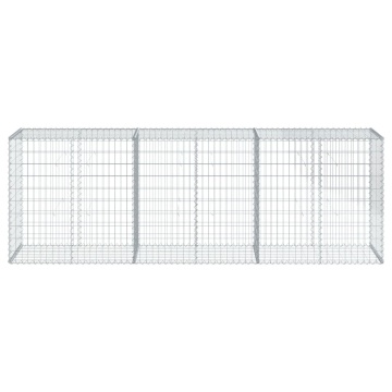 Coș gabion cu capac, 300x50x100 cm, fier galvanizat - Img 3
