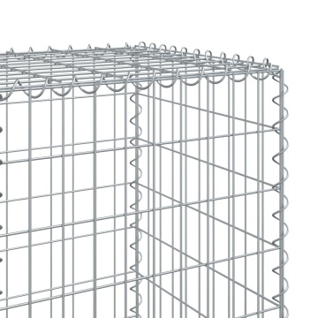 Coș gabion cu capac, 900x50x150 cm, fier galvanizat - Img 5