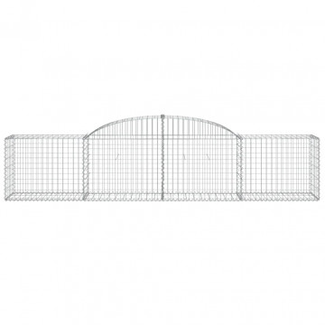 Coșuri gabion arcuite 3 buc, 300x50x60/80 cm, fier galvanizat - Img 4