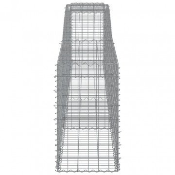 Coșuri gabion arcuite 3 buc, 400x50x80/100 cm, fier galvanizat - Img 6