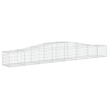 Coșuri gabion arcuite 5 buc, 400x50x40/60 cm, fier galvanizat - Img 3