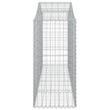 Coșuri gabion arcuite 7 buc, 200x50x100/120 cm, fier galvanizat - Img 6