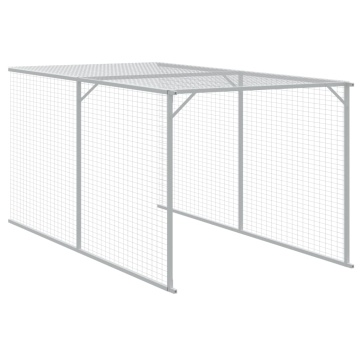 Coteț de pui cu incintă antracit 110x1017x110cm oțel galvanizat - Img 6
