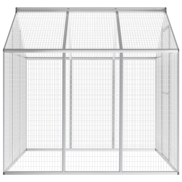Coteț păsări de exterior, 183 x 178 x 194 cm, aluminiu - Img 3