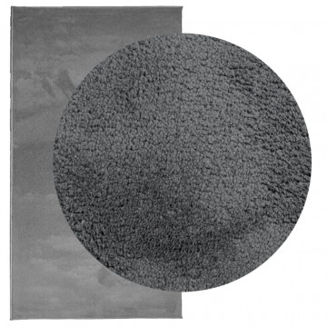 Covor „OVIEDO”, fire scurte, antracit, 60x110 cm - Img 3