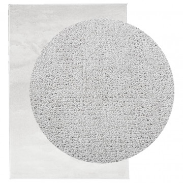 Covor „OVIEDO”, fire scurte, gri, 140x200 cm - Img 3