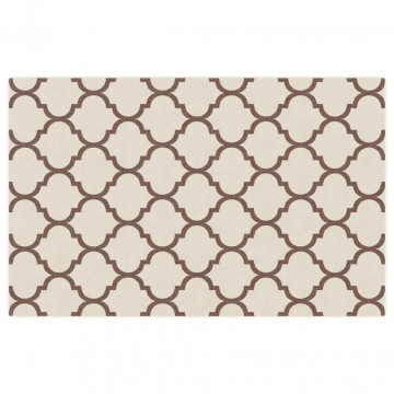 Covor cu fire scurte, multicolor, 190x300 cm, anti-alunecare - Img 2