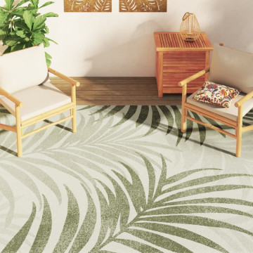 Covor cu fire scurte, multicolor, 190x300 cm, anti-alunecare - Img 5