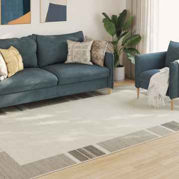 Covor cu fire scurte, multicolor, 190x300 cm, anti-alunecare - Img 5