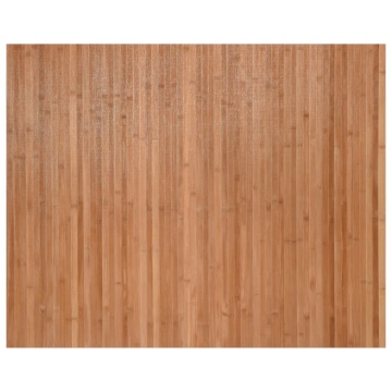 Covor dreptunghiular, natural, 80x100 cm, bambus - Img 2