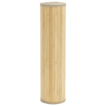 Covor dreptunghiular, natural deschis, 70x300 cm, bambus - Img 3