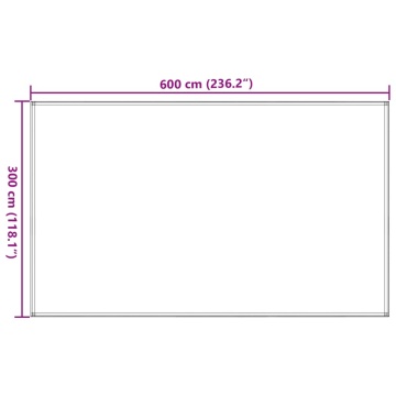 Covor pentru cort, antracit, 300 x 600 cm - Img 7