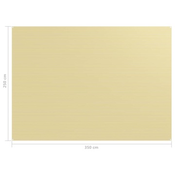 Covor pentru cort, bej, 250x350 cm - Img 4