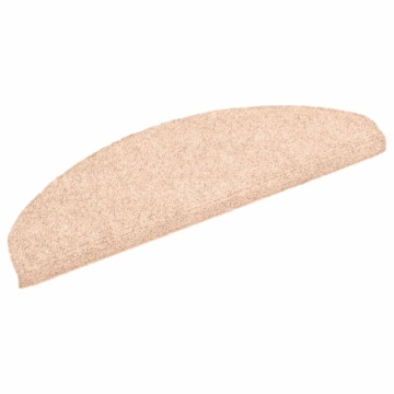 Covorașe scară autoadezive 30 buc crem 65x21x4 cm - Img 2