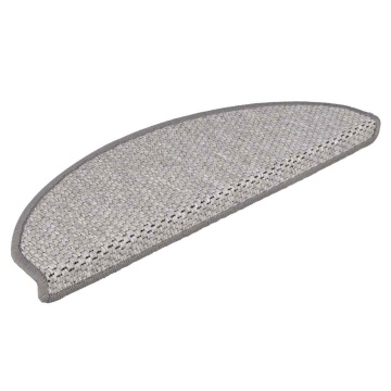 Covorașe scară autoadezive aspect sisal 30 buc Platina - Img 2