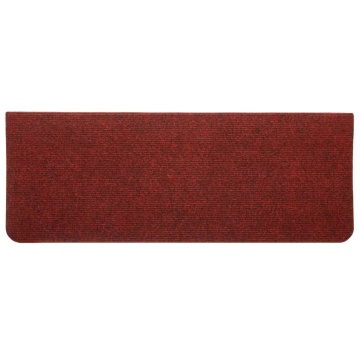 Covorașe scări autoadezive, 15 buc., roșu, 65x24,5x3,5 cm - Img 8