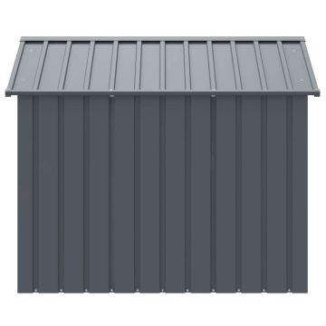 Cușcă câine cu acoperiș antracit 117x153x123 cm oțel galvanizat - Img 4
