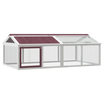 Cușcă pentru mișcare cafeniu 200x112,5x74 cm lemn masiv de pin - Img 2