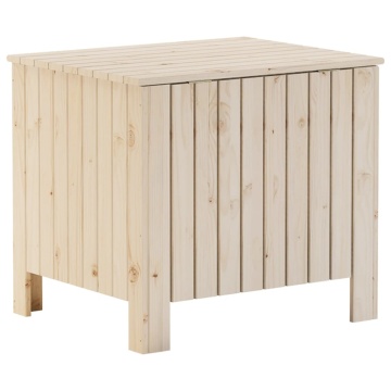 Cutie de depozitare cu capac "RANA" 60x49x54 cm, lemn masiv pin - Img 5