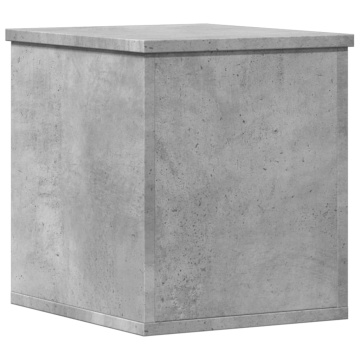 Cutie de depozitare, gri beton, 30x35x35 cm, lemn prelucrat - Img 2