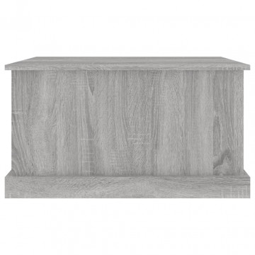 Cutie de depozitare, gri sonoma, 70x40x38 cm, lemn prelucrat - Img 5