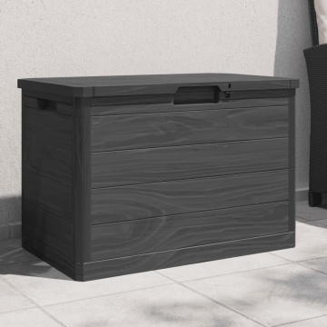 Cutie de perne exterior antracit 77,5x44,5x53 cm polipropilenă - Img 1