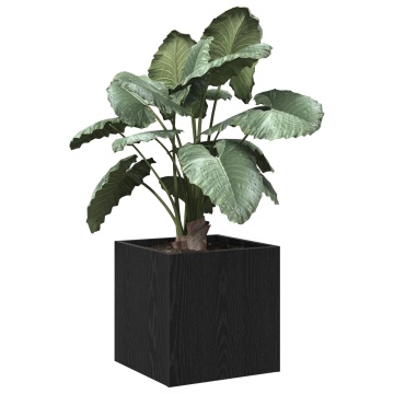 Cutie de Plante Stejar Negru 40x40x40 cm Lemn Stratificat - Img 3