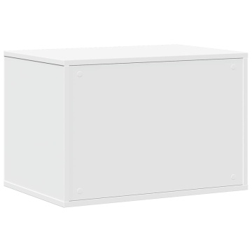 Cutie litieră pisici alb 60x40x40 cm lemn prelucrat - Img 6