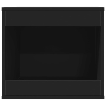 Cutie litieră pisici negru 47x59x42 cm lemn prelucrat - Img 4
