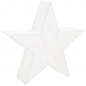 Decor Crăciun stele 3 buc. plasă albă & LED exterior/interior - Img 6