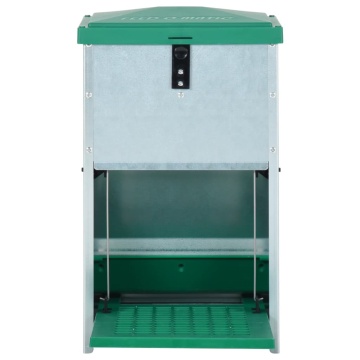 Dozator automat de hrană pentru păsări de curte, cu banda, 8 kg - Img 3
