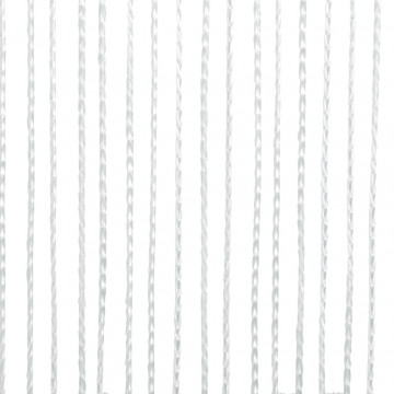 Draperii franjuri, 2 buc., 100 x 250 cm, alb - Img 3