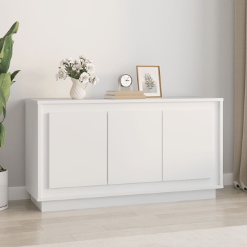 Dulap, alb, 102x35x55 cm, lemn prelucrat - Img 1