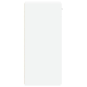Dulap, alb, 30x42,5x93 cm, lemn prelucrat - Img 8
