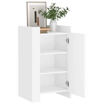 Dulap, alb, 45x35x75 cm, lemn prelucrat - Img 3
