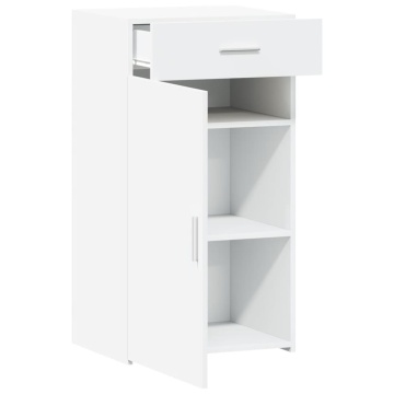 Dulap, alb, 50x42,5x93 cm, lemn prelucrat - Img 7
