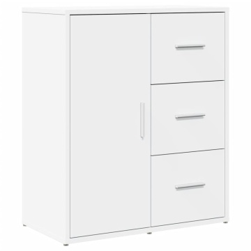 Dulap, alb, 60x31x70 cm, lemn prelucrat - Img 2